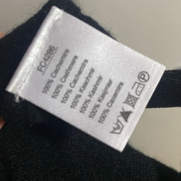 Cashmere Lacoste tie neck tank S ✨FIRM PRICE✨ - Picture 4 of 4